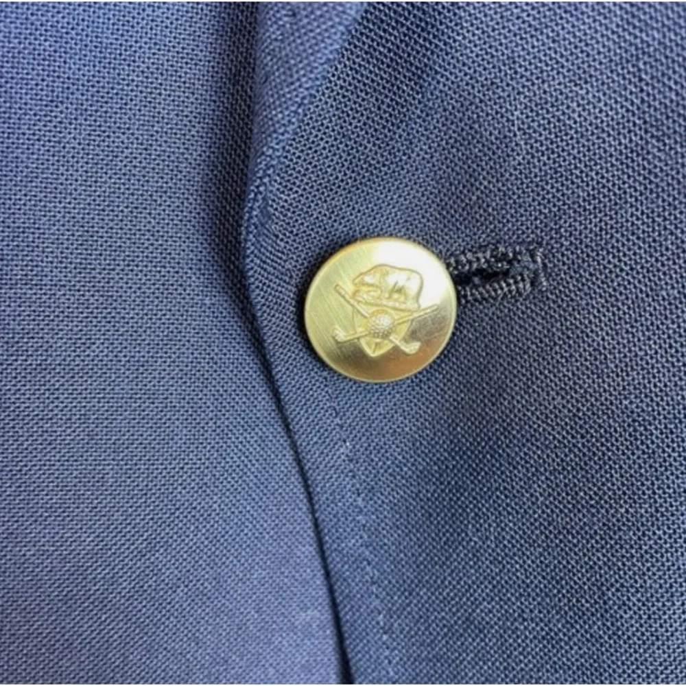 JACK NICKLAUS Tournament Series NAVY SPORT COAT BLAZER JACKET Golden Bear 46R